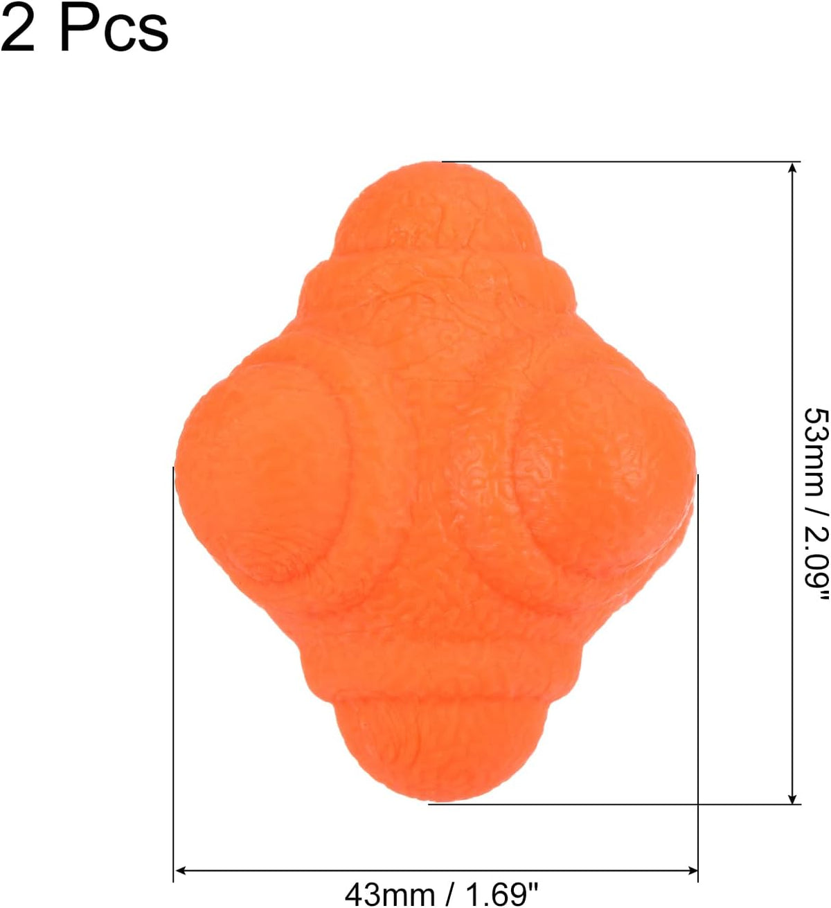 Bounce Reaction Balls, Coordination Training Ball, Agility Trainer TPR Low Difficulty for Speed Reflex