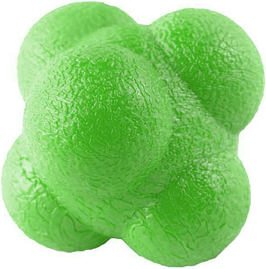 Hand Eye Coordination Equipment Training Reaction Ball with 6 Sides Speed and Agility Training Reflective Nerve Reaction Ball Hand Eye Coordination Toy