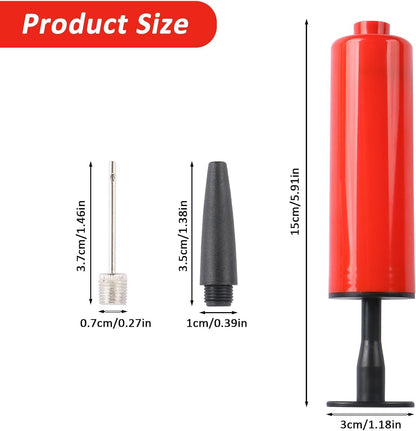 3 Pcs Hand Inflator Kits,  Air Pump Ball Pump Sports Sphere Pumps with Needle, Nozzle, Perfect for Volleyball, Basketball, Football, Soccer, Water Polo, Inflatable Set