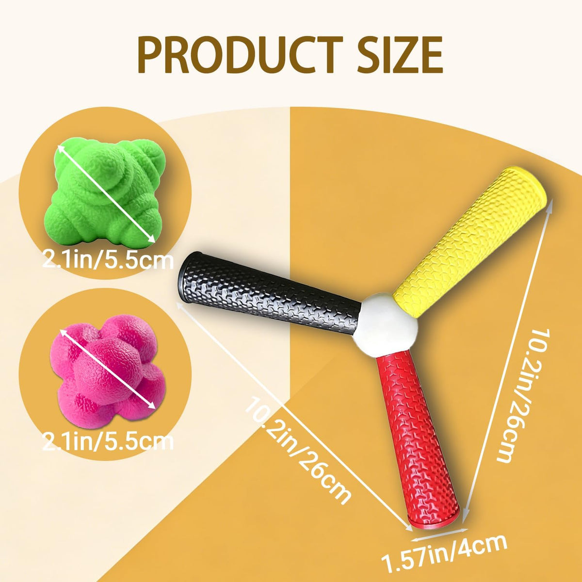 5 PCs Reaction Speed Time Reflex Tools Kit Exercise and Fun