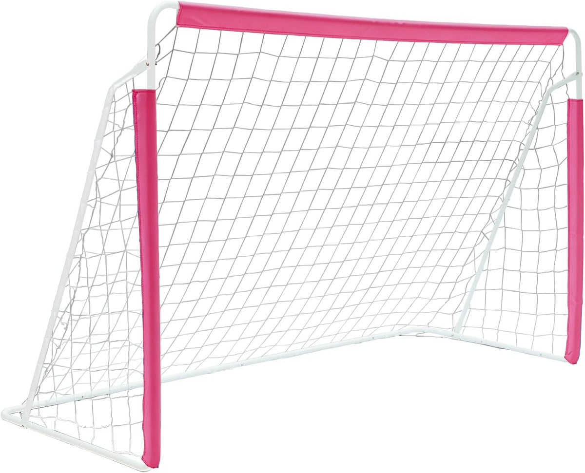 Combination Soccer Goal Portable Soccer Goals for Backyard Steel Frame Football Goal with All Weather Net for Kids Youth
