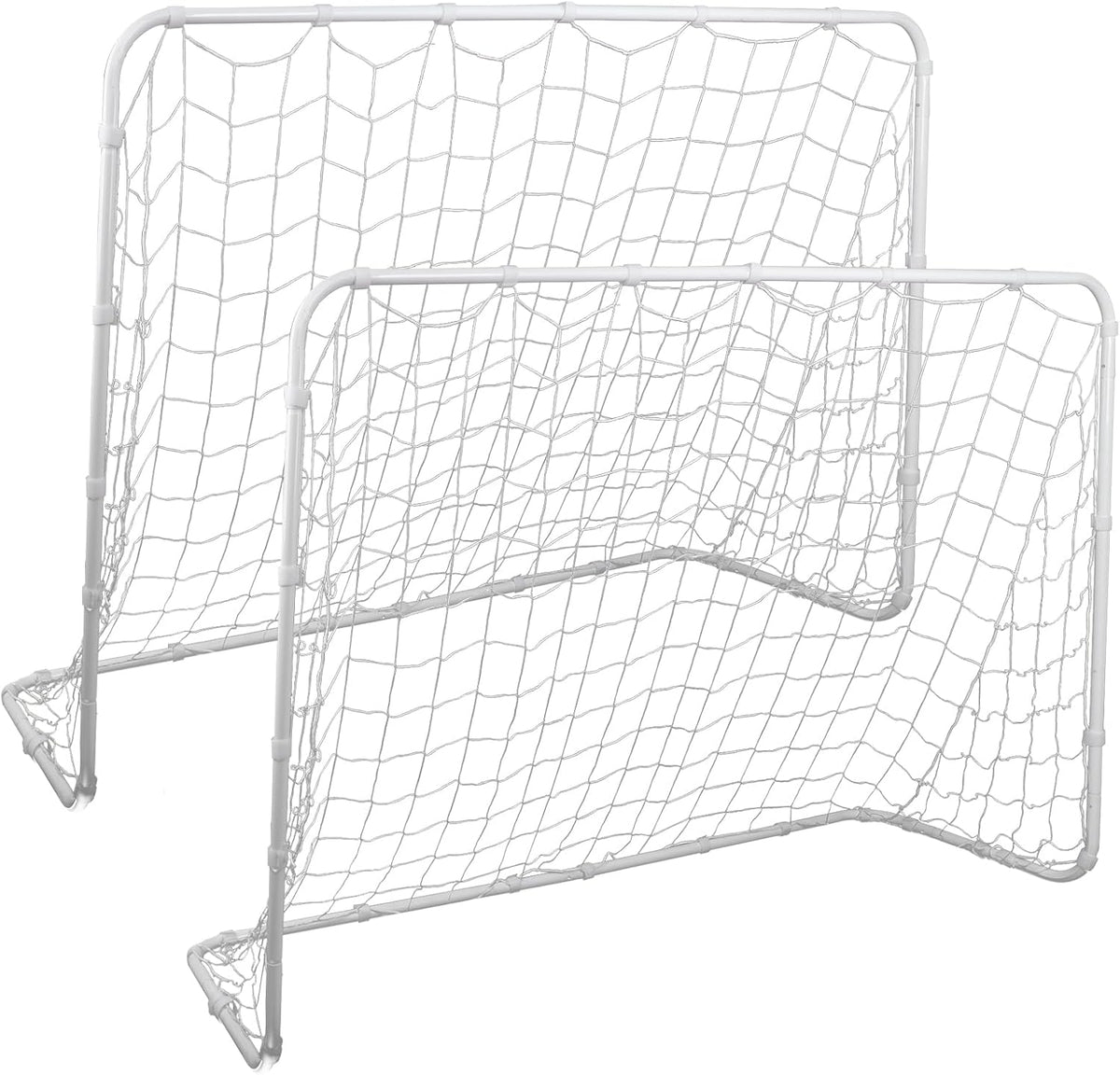 Portable Soccer Goal for Backyard,12x6 / 10x6.5 / 8x5 / 6x4 ft Youth Adults Soccer Net and Frame for Home Backyard Practice Training Goals, Soccer Training Equipment