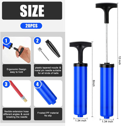 8 Inch Sports Ball Pump Kits with Needles