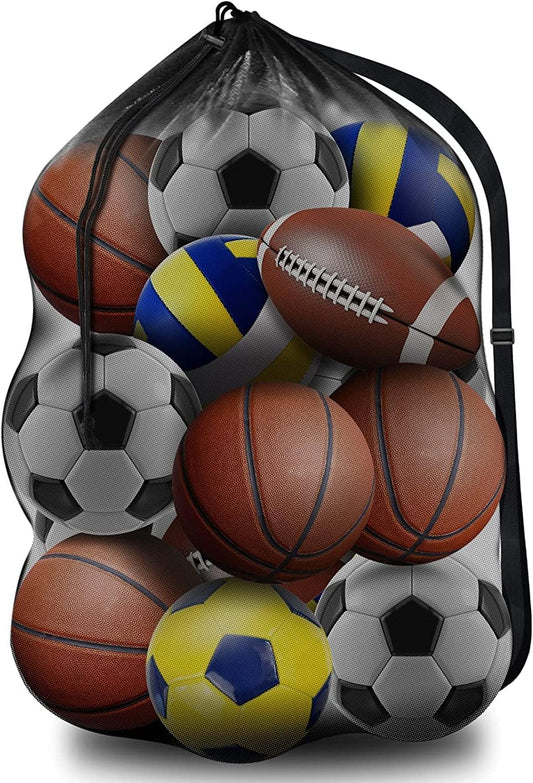 Extra Large Sports Ball Bag Mesh, Basketball Bags Team Balls