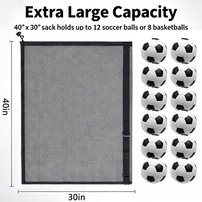 Mesh Soccer Ball Bag, Extra Large Ball Bags for coaches 40 x 30 in