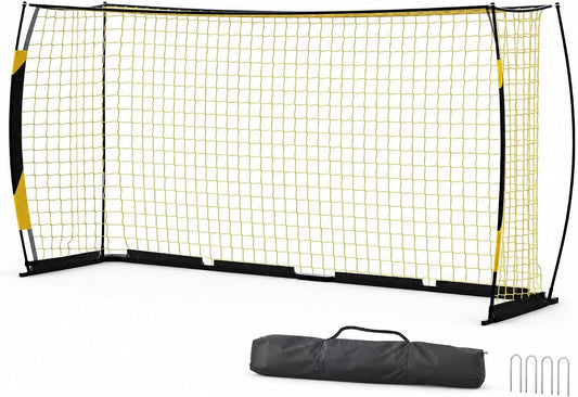 12x6 FT Soccer Goal for Backyard, Portable Foldable Soccer Net