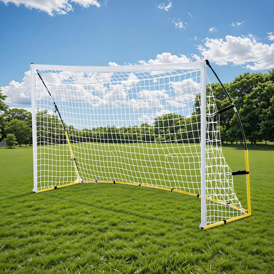 8FT x 5FT Soccer Goal for Backyard, Portable Pop Up Football Goal