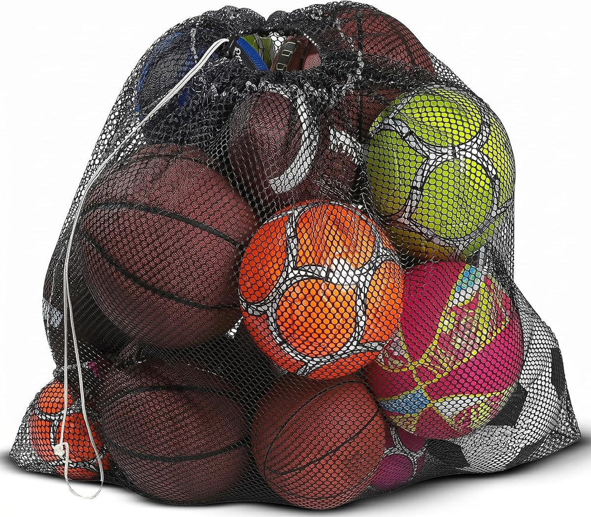 Mesh Equipment Bag, Adjustable, Cord Closure, 32"x36" and 24”x36”