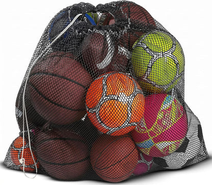 Mesh Equipment Bag, Adjustable, Cord Closure, 32"x36" and 24”x36”